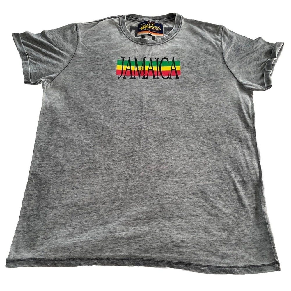 Surf Classics Jamaica One Heart One One Love Short Sleeve Men's T-shirt Size XL